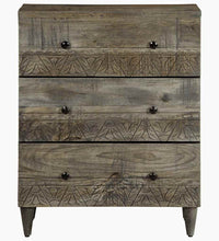 Sideboards 2 Stk. Hellgrau 60x33,5x75 cm Massivholz Mango