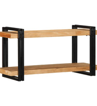 Wandregal 90x33x45 cm Massivholz Akazie