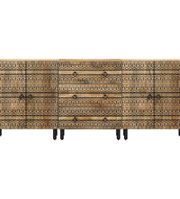 Sideboards 3 Stk. Massivholz Mango