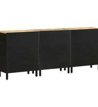 Sideboards 3 Stk. Massivholz Mango