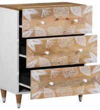 Sideboards 2 Stk. 60x33,5x75 cm Massivholz Mango