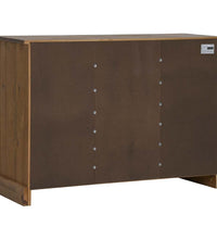 Sideboard HALDEN 2 Schiebetüren 112x40x80 cm Massivholz