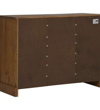 Sideboard HALDEN 2 Schiebetüren 112x40x80 cm Massivholz