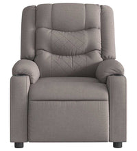 Massagesessel Elektrisch Taupe Stoff