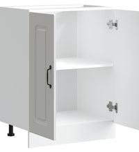 Spülenunterschrank Kalmar Weiß 60x46x81,5 cm Holzwerkstoff