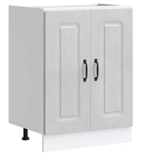 Spülenunterschrank Kalmar Betongrau 60x46x81,5 cm Holzwerkstoff