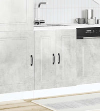 Spülenunterschrank Kalmar Betongrau 60x46x81,5 cm Holzwerkstoff