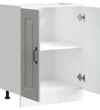 Spülenunterschrank Kalmar Betongrau 60x46x81,5 cm Holzwerkstoff