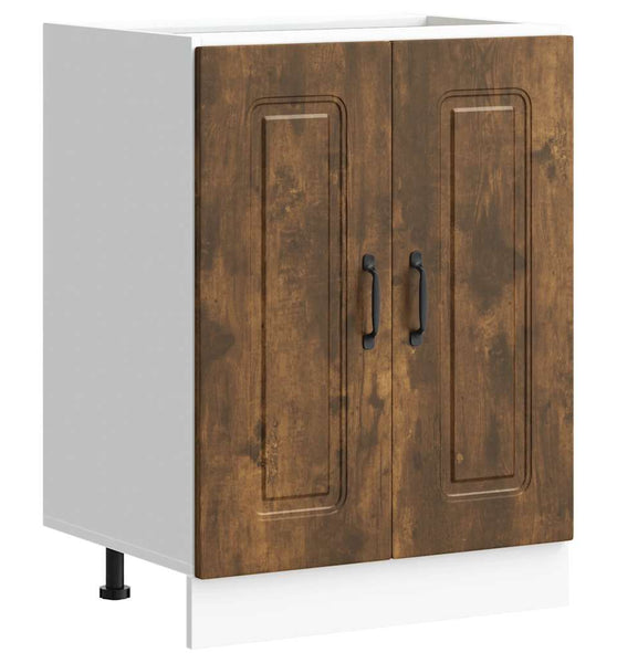 Spülenunterschrank Kalmar Räuchereiche 60x46x81,5 cm