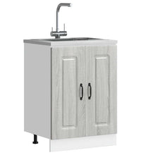Spülenunterschrank Kalmar Grau Sonoma 60x46x81,5 cm