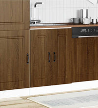 Spülenunterschrank Kalmar Braun Eichen-Optik 60x46x81,5 cm