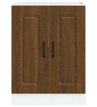 Spülenunterschrank Kalmar Braun Eichen-Optik 60x46x81,5 cm