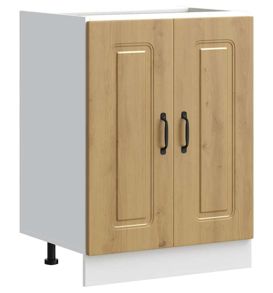 Spülenunterschrank Kalmar Artisan-Eiche 60x46x81,5 cm