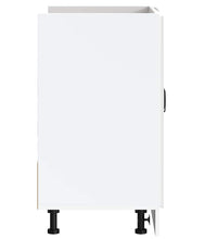 Spülenunterschrank Kalmar Hochglanz-Weiß 80x46x81,5 cm