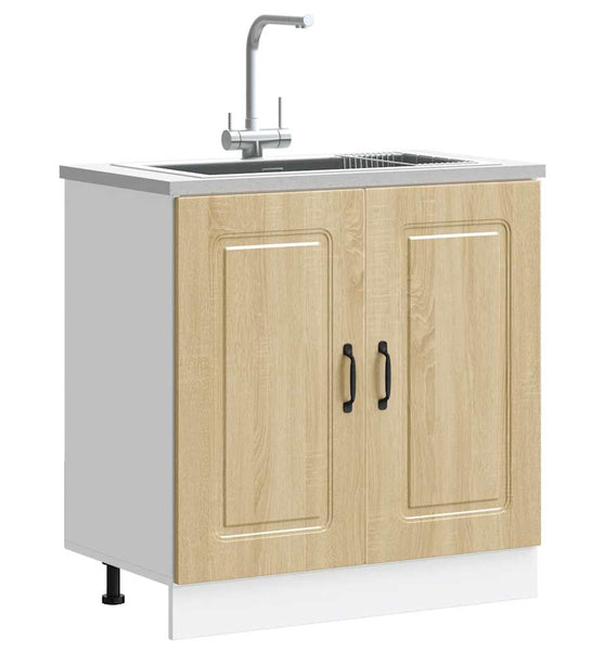 Spülenunterschrank Kalmar Sonoma-Eiche 80x46x81,5 cm