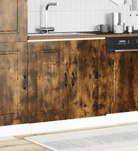 Spülenunterschrank Kalmar Räuchereiche 80x46x81,5 cm
