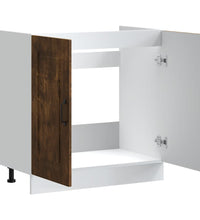 Spülenunterschrank Kalmar Räuchereiche 80x46x81,5 cm