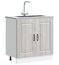 Spülenunterschrank Kalmar Grau Sonoma 80x46x81,5 cm