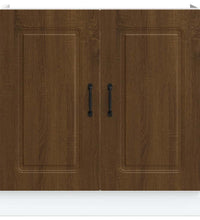 Spülenunterschrank Kalmar Braun Eichen-Optik 80x46x81,5 cm