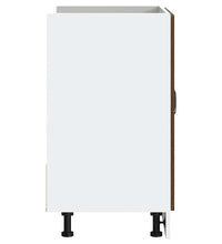 Spülenunterschrank Kalmar Braun Eichen-Optik 80x46x81,5 cm