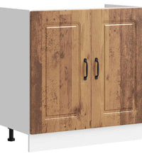 Spülenunterschrank Kalmar Altholz-Optik 80x46x81,5 cm