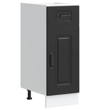 Küchenunterschrank Kalmar Schwarz Holzwerkstoff