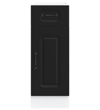 Küchenunterschrank Kalmar Schwarz Holzwerkstoff