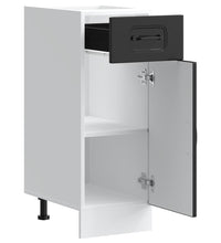 Küchenunterschrank Kalmar Schwarz Holzwerkstoff