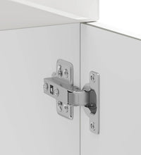 Küchenunterschrank Kalmar Hochglanz-Weiß Holzwerkstoff