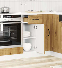 Küchenunterschrank Kalmar Artisan-Eiche Holzwerkstoff
