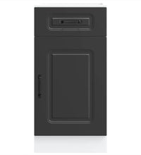 Küchenunterschrank Kalmar Schwarz Holzwerkstoff