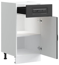 Küchenunterschrank Kalmar Schwarz Holzwerkstoff