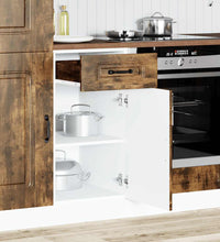 Küchenunterschrank Kalmar Räuchereiche Holzwerkstoff