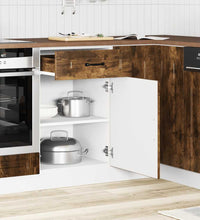 Küchenunterschrank Kalmar Räuchereiche Holzwerkstoff