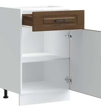 Küchenunterschrank Kalmar Braun Eichen-Optik Holzwerkstoff