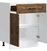 Küchenunterschrank Kalmar Räuchereiche Holzwerkstoff
