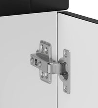 Küchenunterschrank Kalmar Schwarz Holzwerkstoff