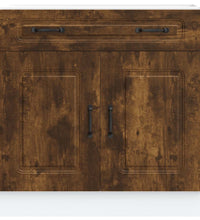Küchenunterschrank Kalmar Räuchereiche Holzwerkstoff