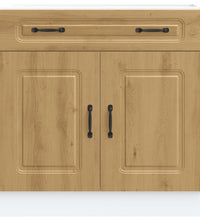Küchenunterschrank Kalmar Artisan-Eiche Holzwerkstoff