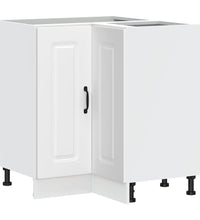 Küchen-Eckunterschrank Kalmar Weiß Holzwerkstoff