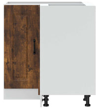 Küchen-Eckunterschrank Kalmar Räuchereiche Holzwerkstoff