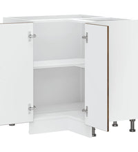 Küchen-Eckunterschrank Kalmar Räuchereiche Holzwerkstoff