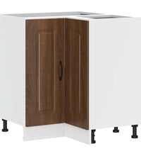 Küchen-Eckunterschrank Kalmar Braun Eichen-Optik Holzwerkstoff