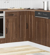 Küchen-Eckunterschrank Kalmar Braun Eichen-Optik Holzwerkstoff
