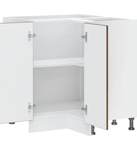 Küchen-Eckunterschrank Kalmar Braun Eichen-Optik Holzwerkstoff