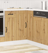 Küchen-Eckunterschrank Kalmar Artisan-Eiche Holzwerkstoff