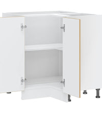 Küchen-Eckunterschrank Kalmar Artisan-Eiche Holzwerkstoff