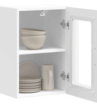 Küchen-Hängeschrank mit Glastür Kalmar Weiß Holzwerkstoff