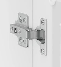 Küchen-Hängeschrank mit Glastür Kalmar Weiß Holzwerkstoff