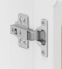 Küchen-Hängeschrank mit Glastür Sonoma-Eiche Holzwerkstoff